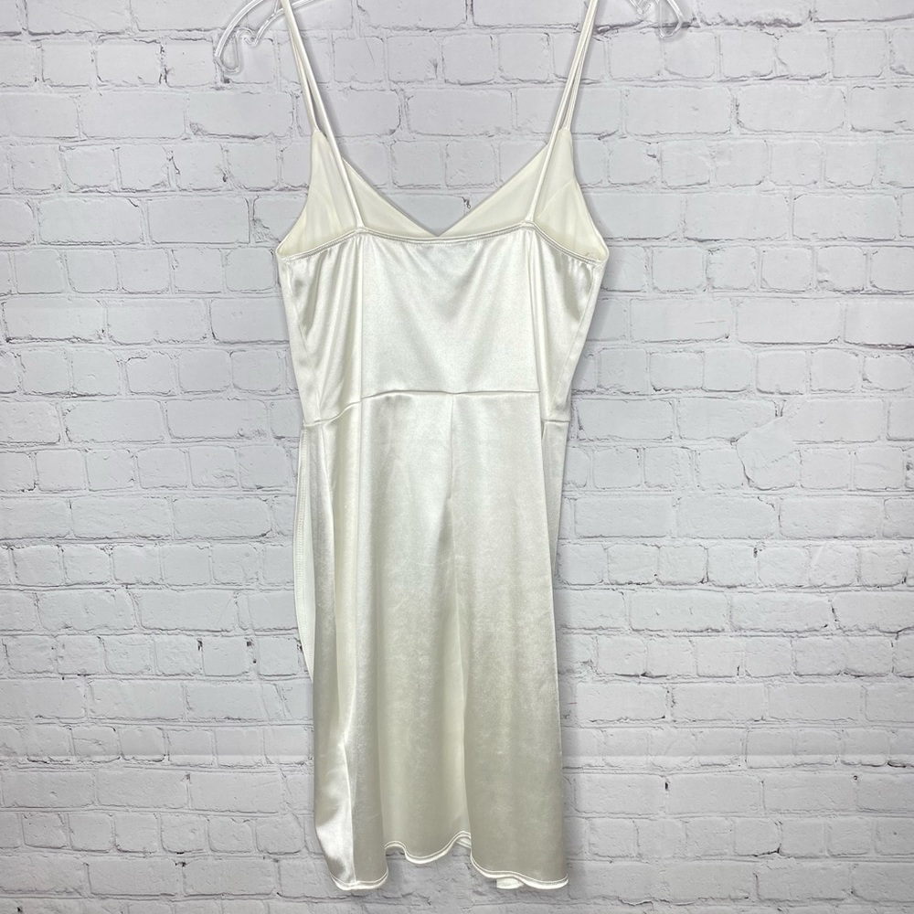 Lulu’s Forever Your Girl White Satin Bodycon Dress - Picture 6 of 9